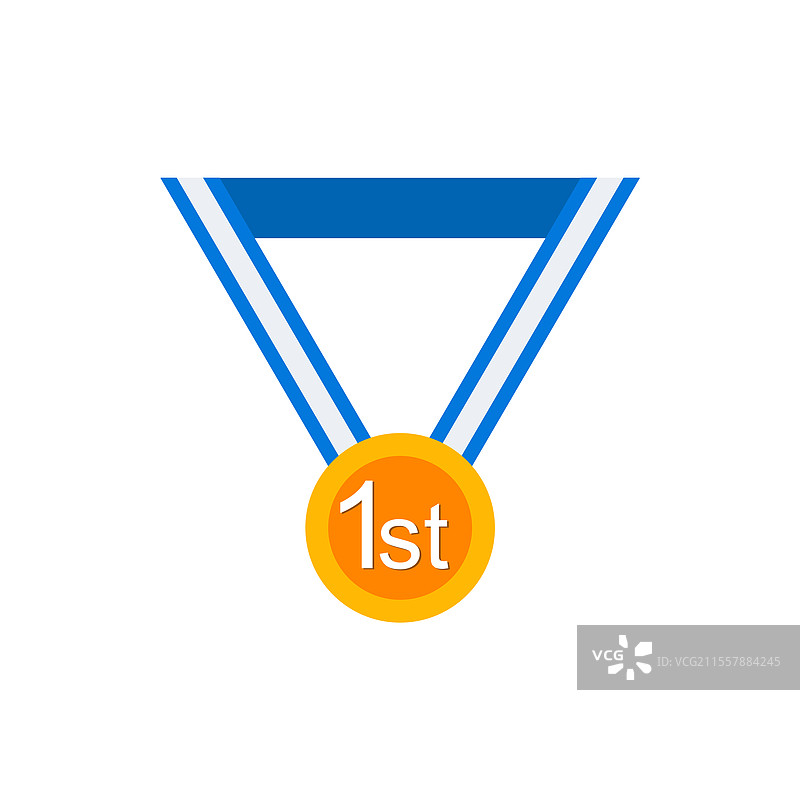奖杯、奖项和第一名丝带图片素材