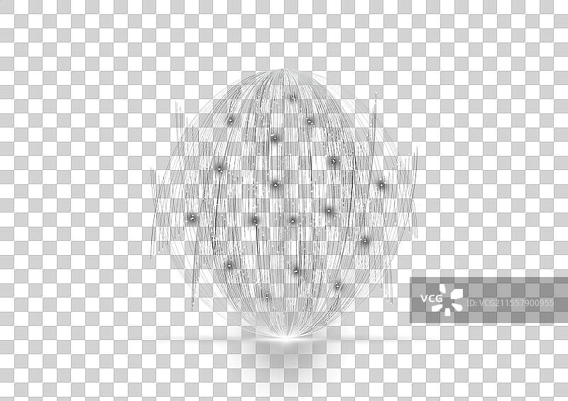 大数据可视化抽象技术图片素材