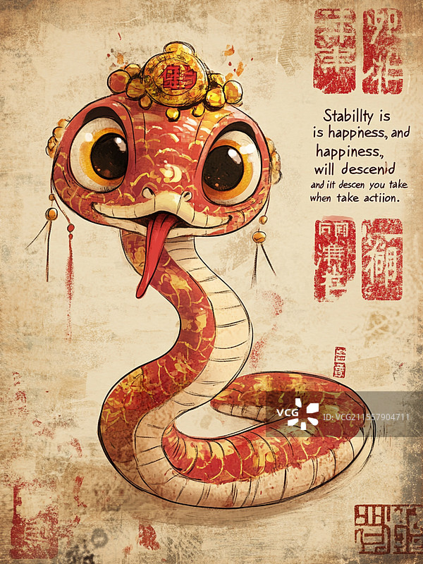 古迹里的宝藏"蛇"图片素材