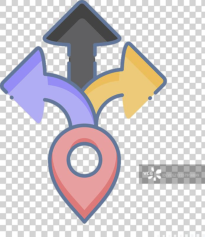 与导航符号相关的方向图标图片素材