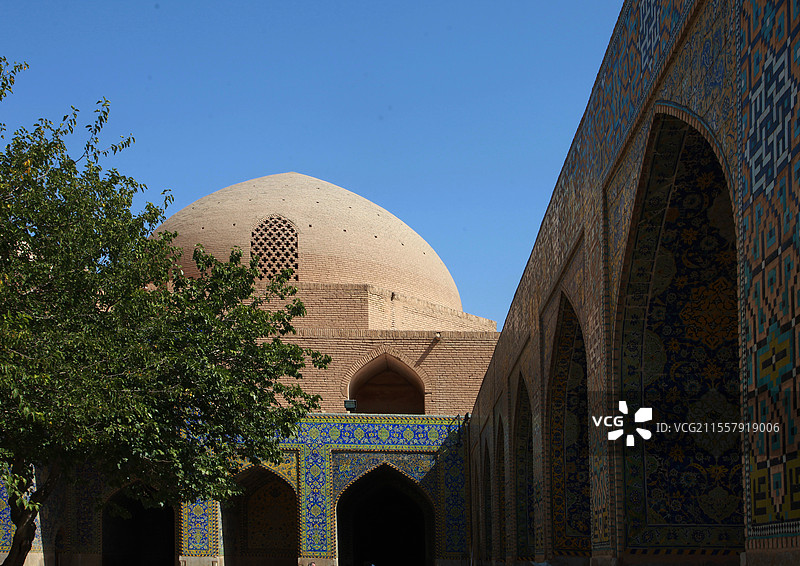 伊朗伊斯法罕大清真寺建筑图片素材