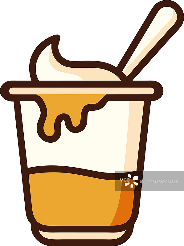 酸奶杯图标图片素材