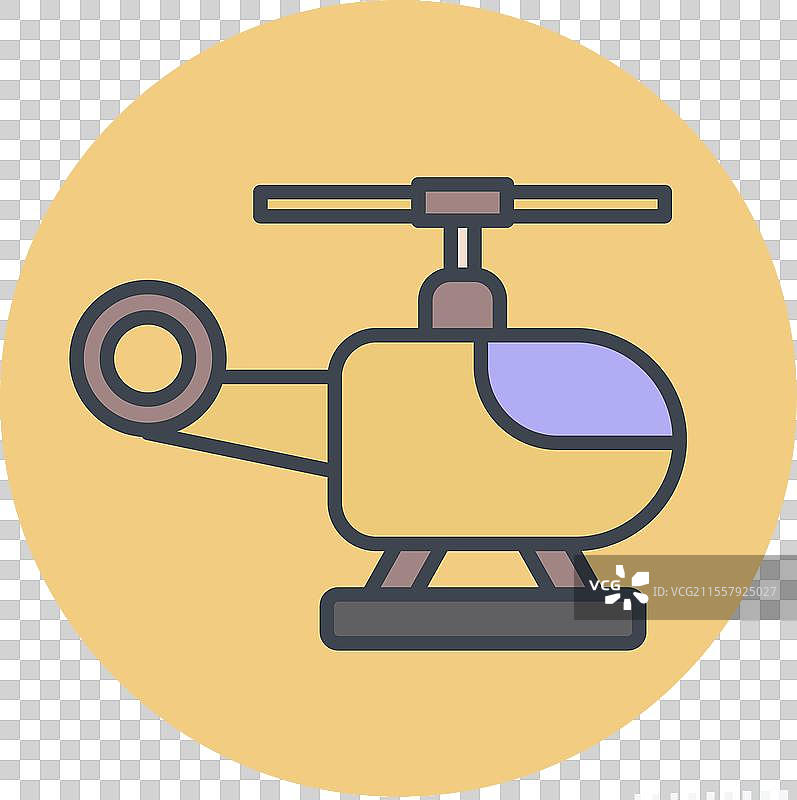 与导航符号相关的直升机图标图片素材