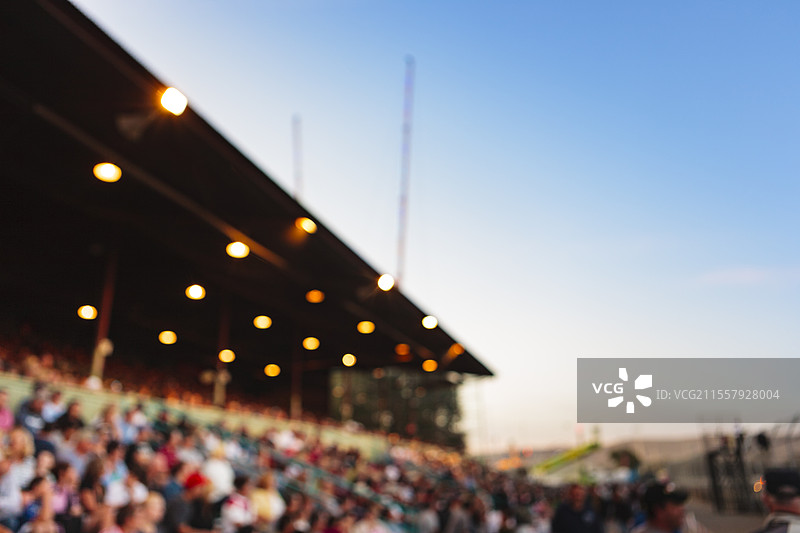 美国，华盛顿州雅基马体育场的户外观众图片素材