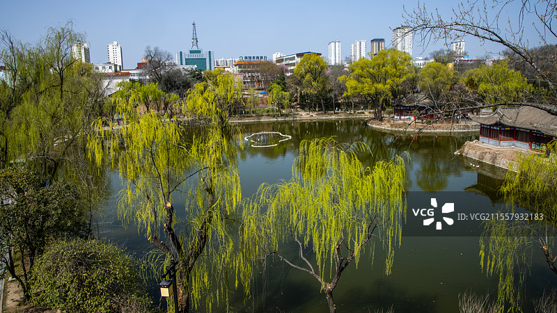 宝鸡凤翔东湖图片素材