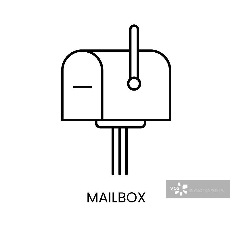 邮筒邮政服务的邮递图片素材