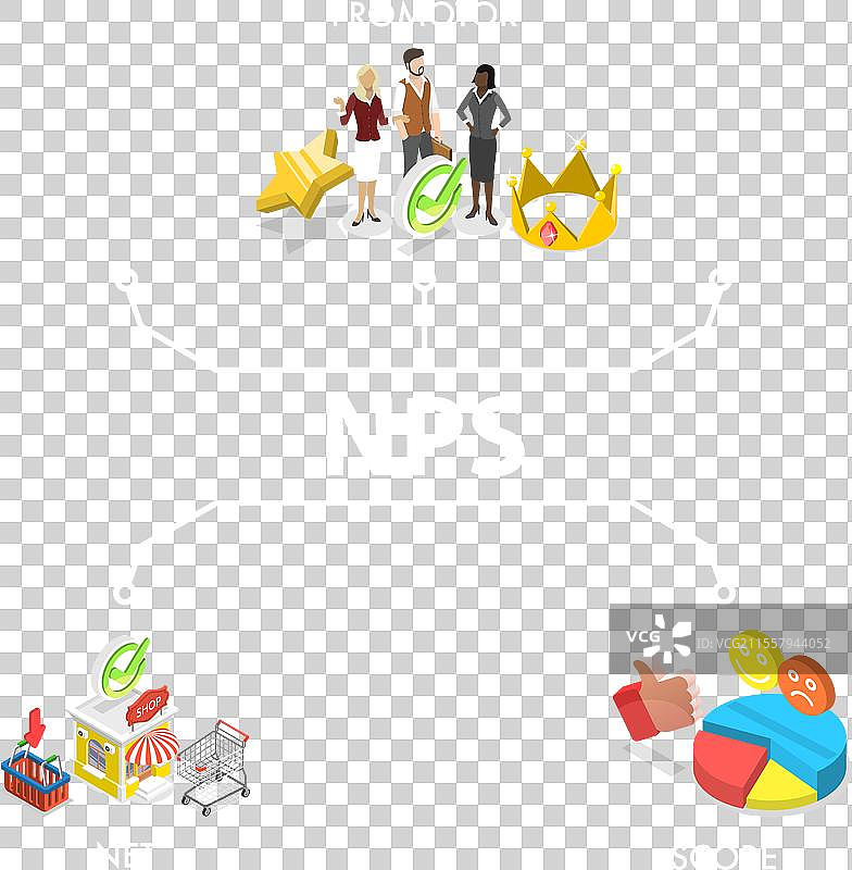 3D等距平面图的NPS图片素材