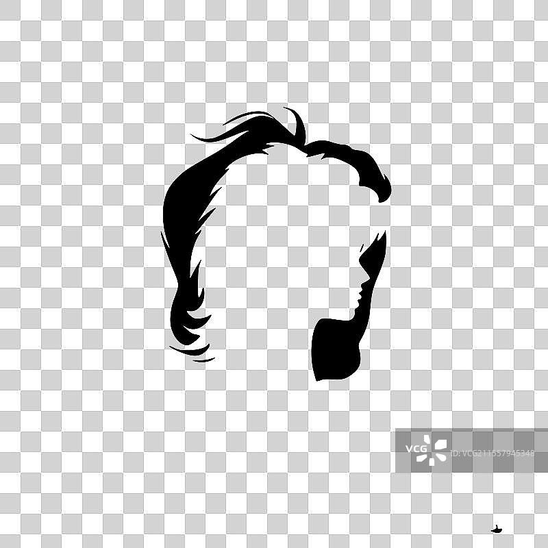 高质量的发型logo - 适合T恤使用图片素材