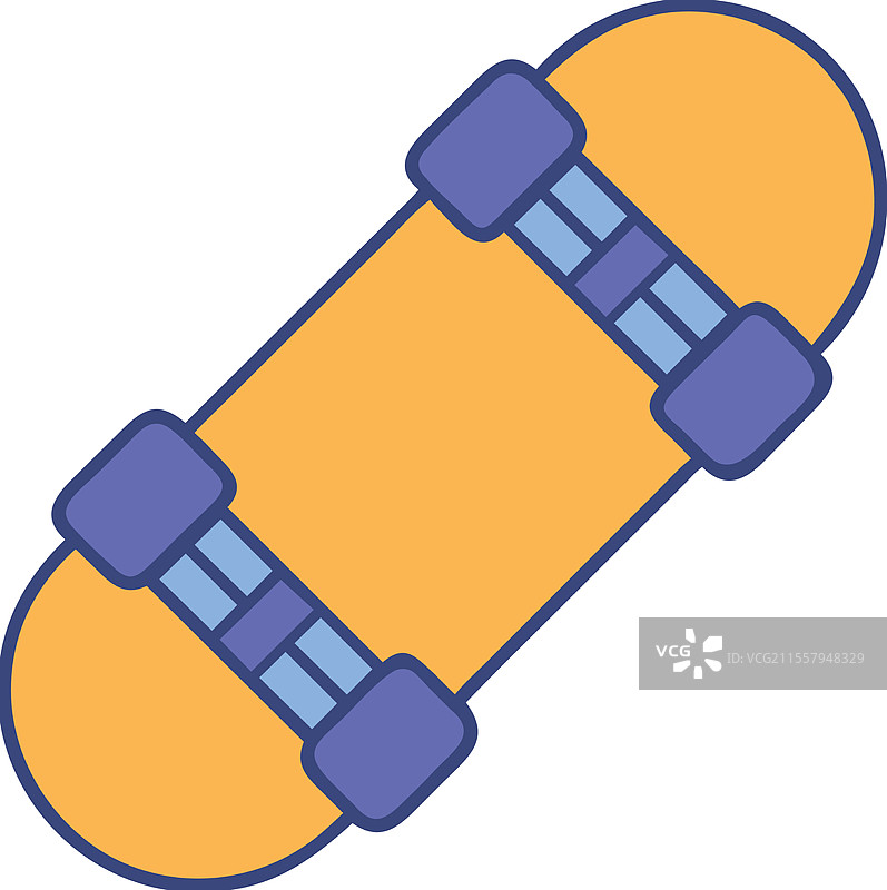 滑板侧视图图标图片素材