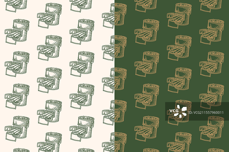 便携式木柴炉涂鸦无缝图案集图片素材