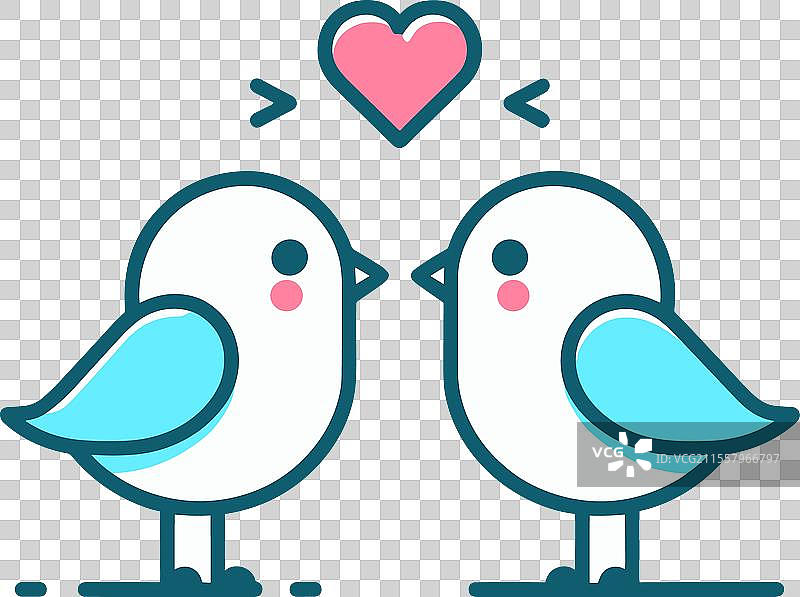 爱情鸟图片素材