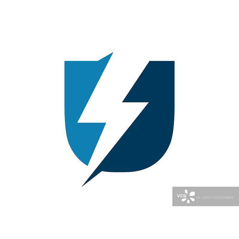 电盾标志图片素材