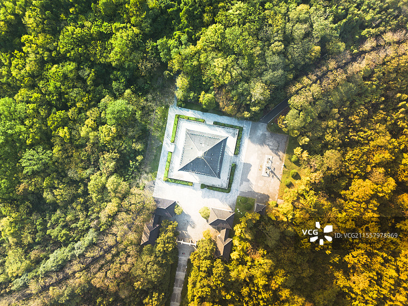 无锡宜兴龙背山森林公园图片素材