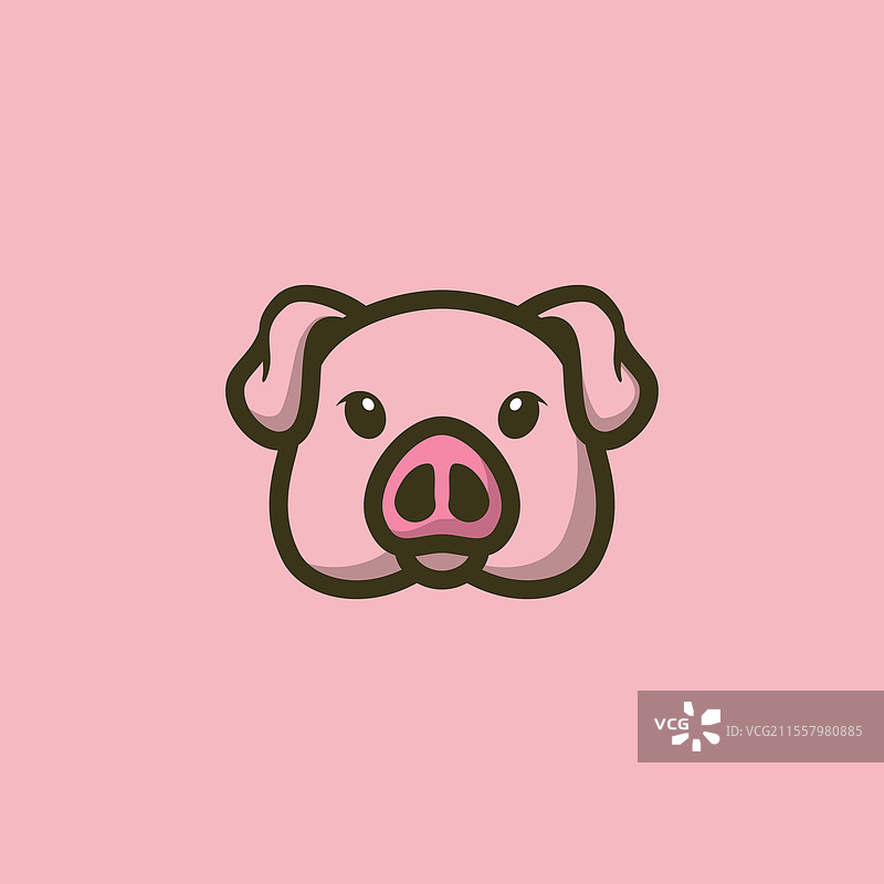 一只猪图片素材