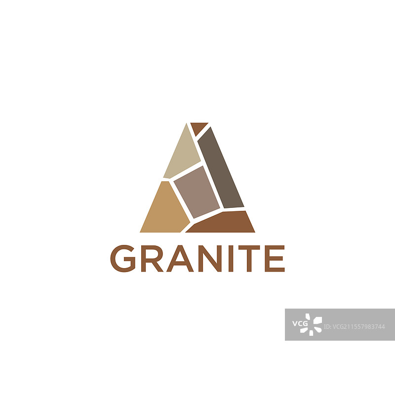 由各种色调组成的三角形形状图片素材