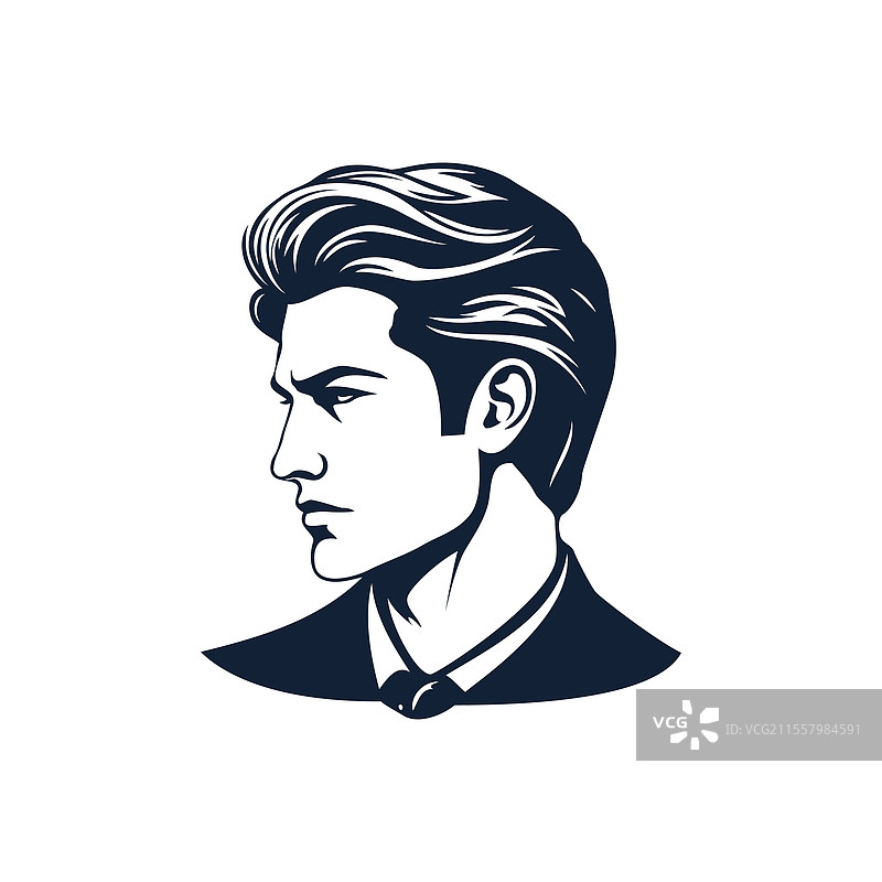 男人的头部和肩膀图片素材