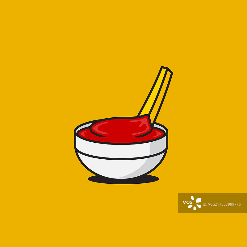 装满食物的白色碗图片素材