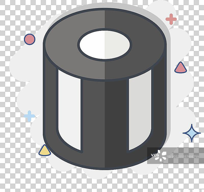 与照片相关的图标对象和漫画符号图片素材