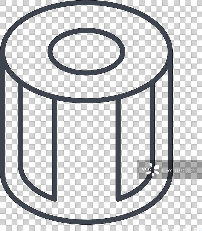 与照片相关的图标对象和符号线图片素材