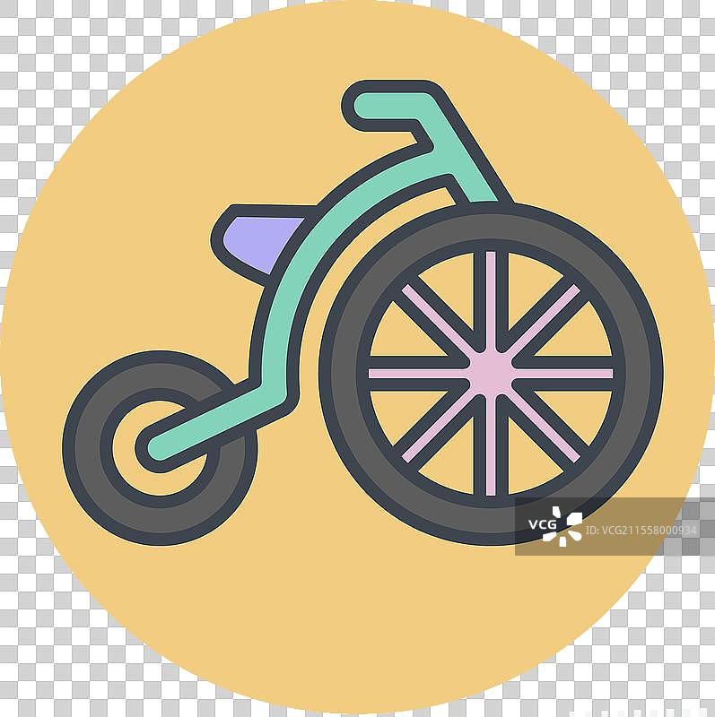 与照片和符号颜色相关的复古图标图片素材