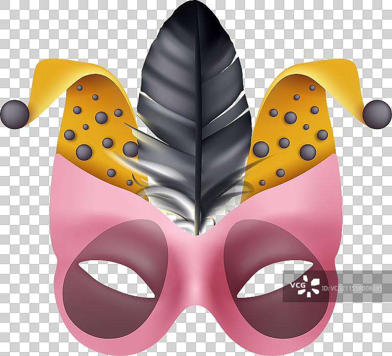 威尼斯狂欢节面具化妆舞会小丑图片素材