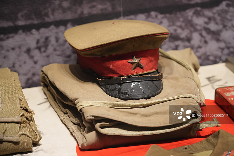 百团大战期间缴获的日军战利品图片素材