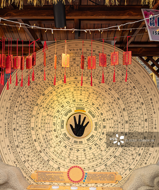 中国历史传统文化拍摄主题，前程财运姻缘祈福转运生辰八字，户外白昼无人图像摄影图片素材