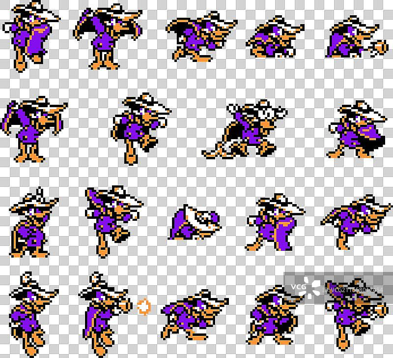 黑暗鸭的动作艺术集图片素材