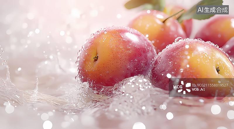 【AI数字艺术】新鲜李子图片素材