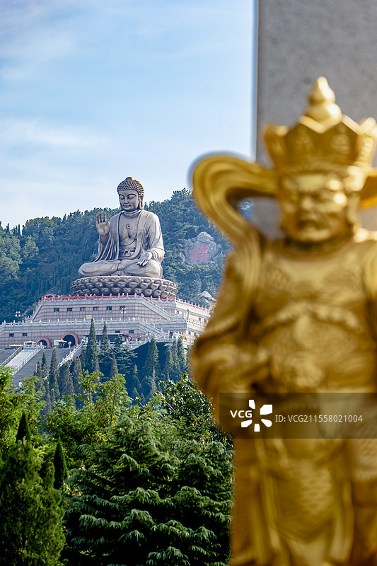 山东烟台龙口南山大佛旅游景区图片素材