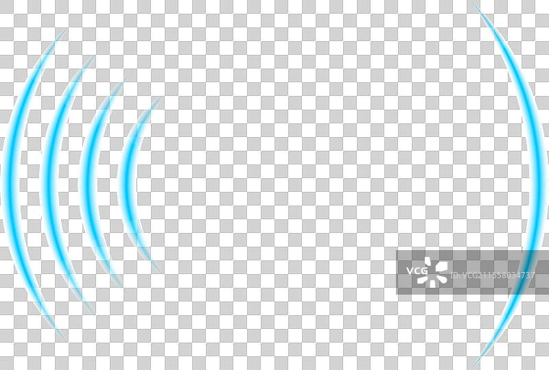 信号声波图标圆形脉冲声波图片素材