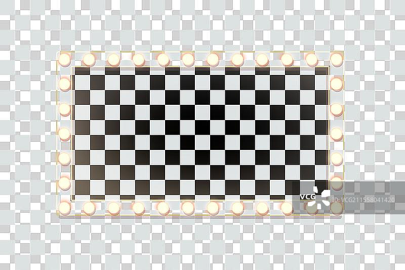 正面视角的霓虹灯招牌图片素材