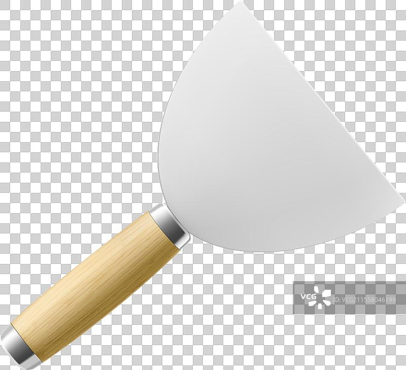 白色背景上的刮刀图片素材