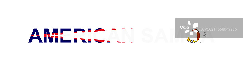 美属萨摩亚风格的字母图片素材