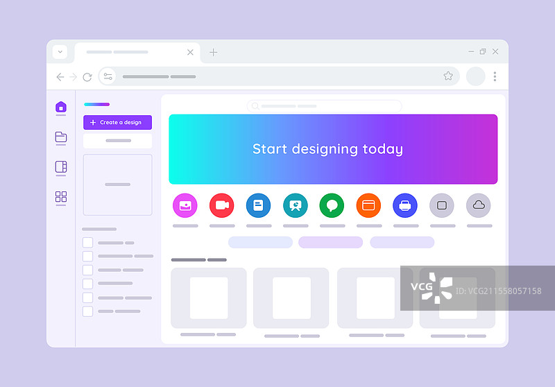 基于在线设计的图形设计模板图片素材