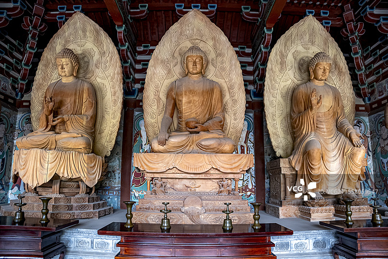 山西古建筑太原蒙山太山景区图片素材