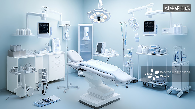 【AI数字艺术】医疗用品器械医学组件图片素材