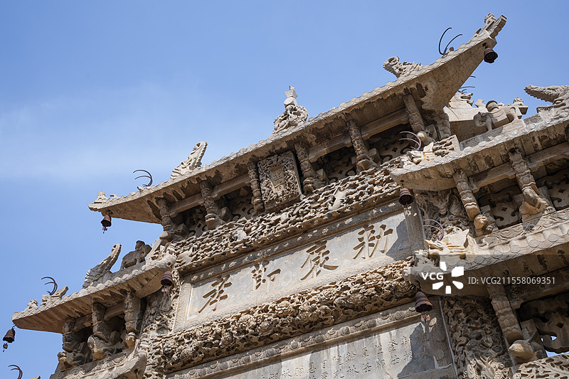 单县牌坊图片素材