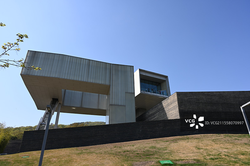 南京四方当代美术馆 老山四方艺术湖区图片素材