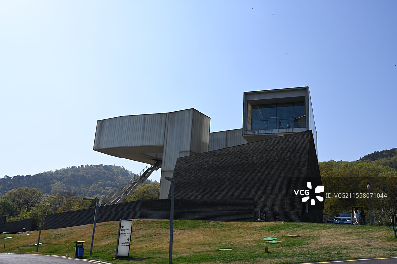 南京四方当代美术馆 老山四方艺术湖区图片素材