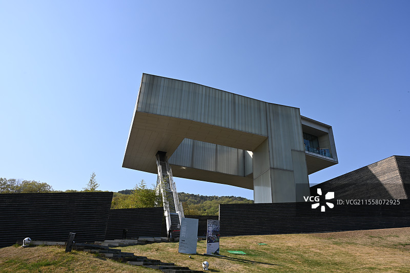 南京四方当代美术馆 老山四方艺术湖区图片素材