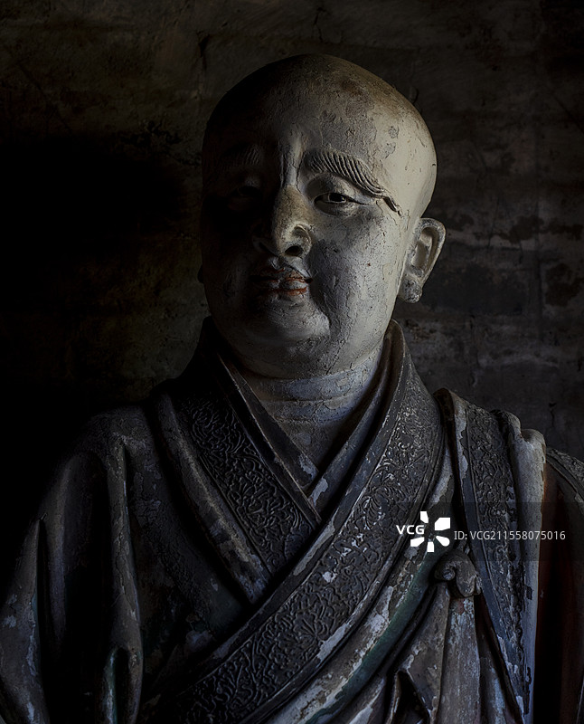 山西崇庆寺罗汉图片素材