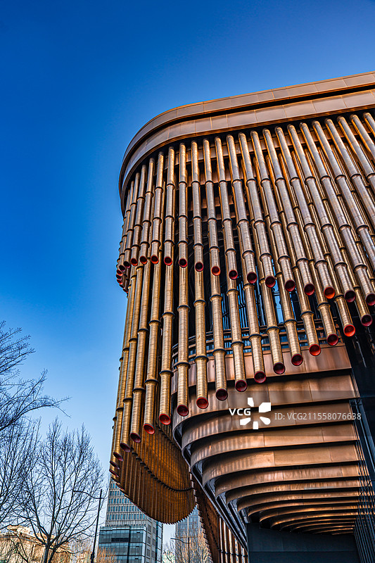 上海地标 复星艺术中心 上海中心 城市天际线 都市风光 摩天大楼图片素材