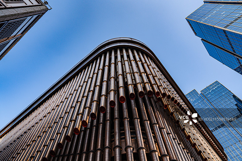 上海地标 复星艺术中心 上海中心 城市天际线 都市风光 摩天大楼图片素材