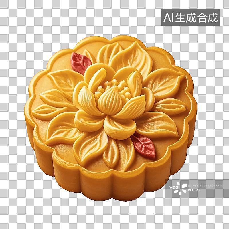 【AI数字艺术】月饼免抠元素图片素材