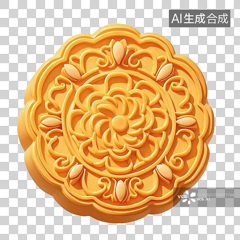 【AI数字艺术】月饼免抠元素图片素材
