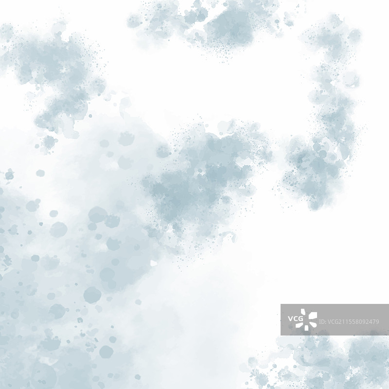 白色背景上的水彩污迹图片素材