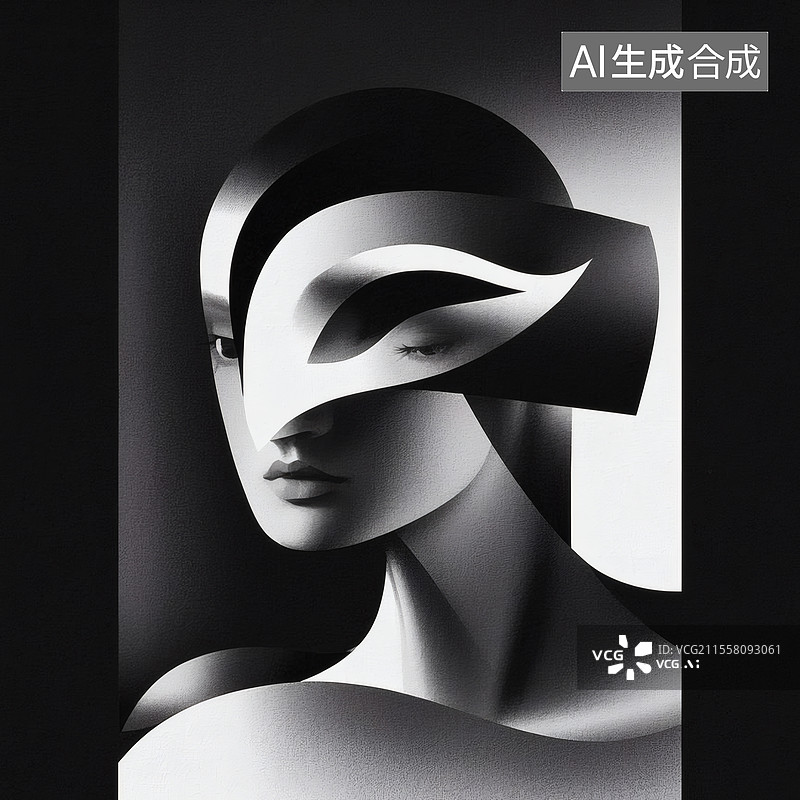 【AI数字艺术】毕加索画风人物图片素材