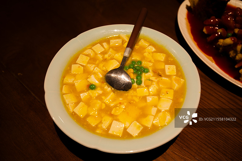 蟹粉豆腐图片素材