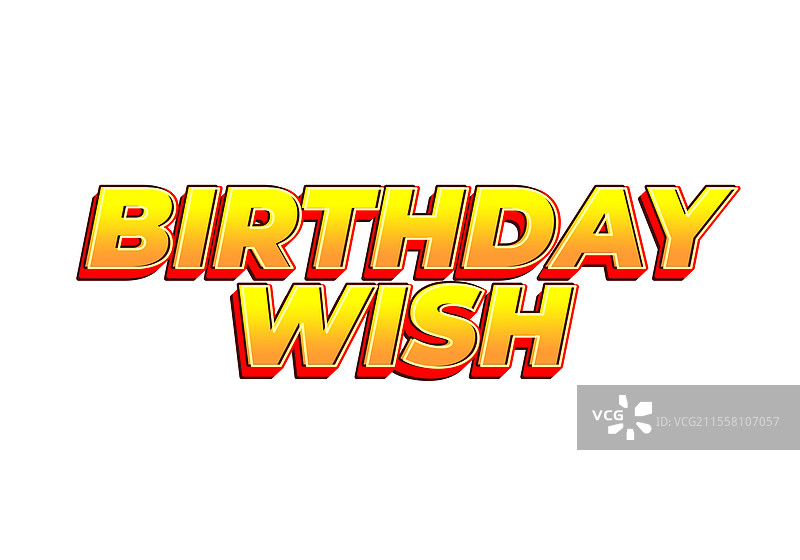 社交媒体广告的生日祝福文字效果图片素材